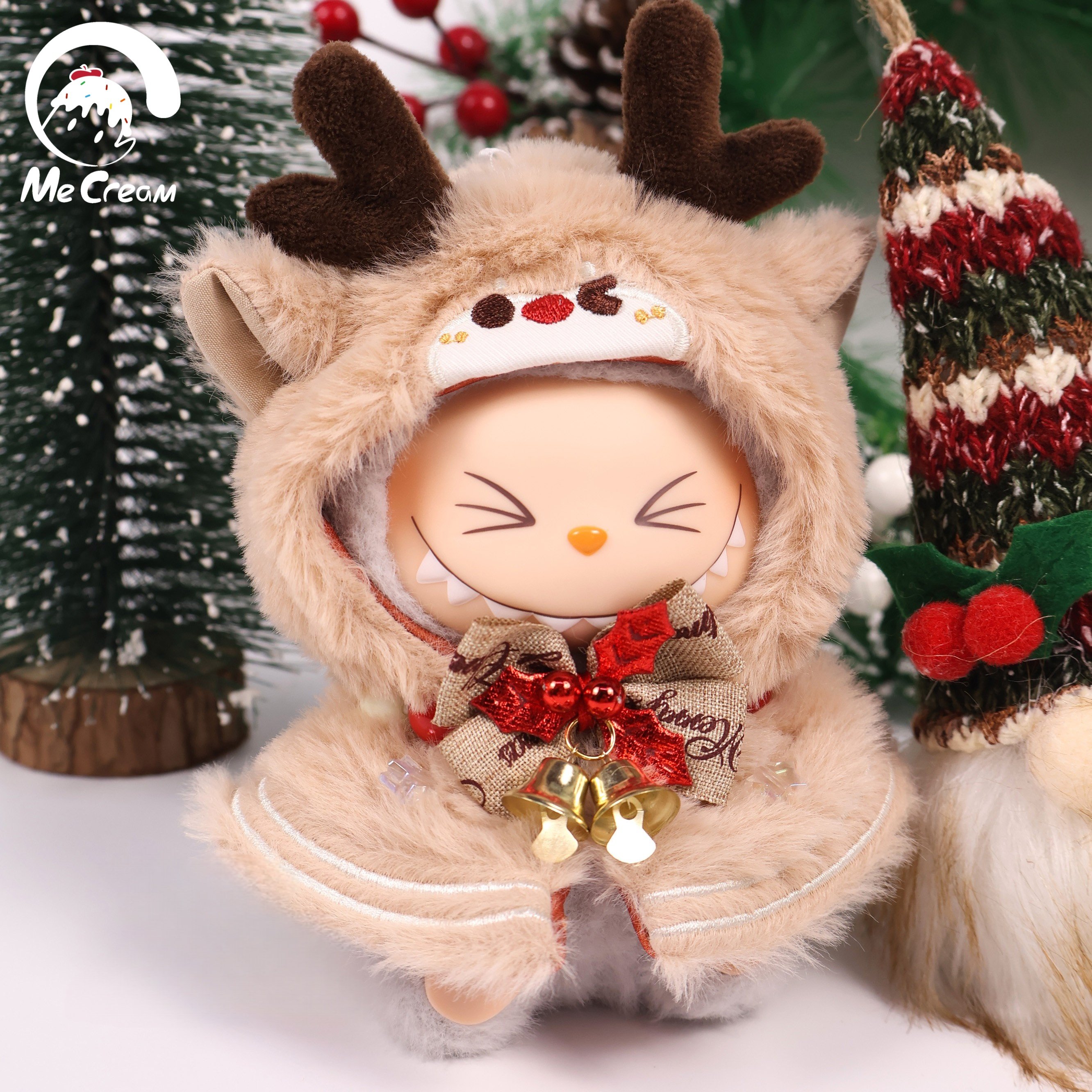 棉花娃衣坐姿labubu一二三代平安夜颂歌圣诞系列圣诞搪胶盲盒衣服,淘宝优惠券,粉丝福利购,淘宝优惠卷