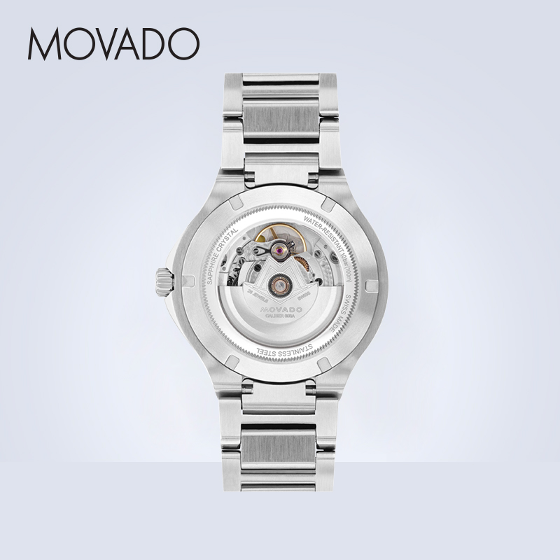 Movado/摩凡陀SE系列钢表带缎型指针机械女士手表-图2