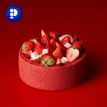 Pie Please Workshop Strawberry Cheeseheart Qu cream red velvet Qi Wind Birthday Cake Fruit Tongcheng Distribution Beijing Shanghai