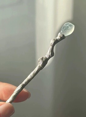清冷新中式簪子s925镀银发饰