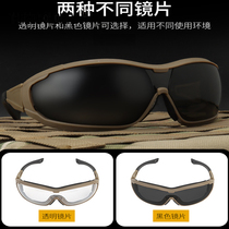 Tactical CS Tactical Rat Style Male And Female Goggles Outdoor Riding Mountaineering Hiking Sunglasses Anti-Sand Transparent Glasses