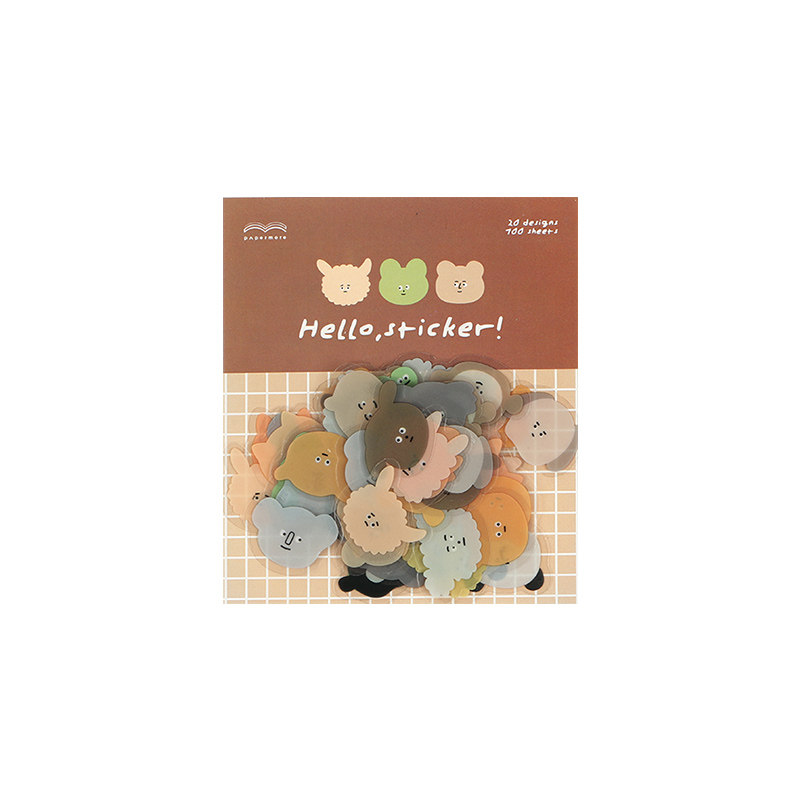 100张 情绪怪兽PET表情贴纸 ins风装饰小图案手帐diy装饰防水贴画,淘宝优惠券,粉丝福利购,淘宝优惠卷