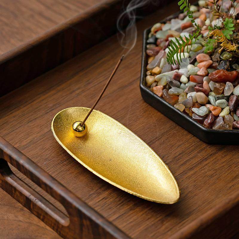 合金方舟香插家用桌面线香座铜珠香插金属室内香炉摆件檀香线香座,淘宝优惠券,粉丝福利购,淘宝优惠卷