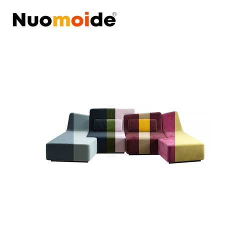 Creative Designer Furniture Conflonces диван арт -модуль Комбинация четырех -заплаточная импортная ткань диван
