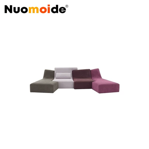 Creative Designer Furniture Conflonces диван арт -модуль Комбинация четырех -заплаточная импортная ткань диван