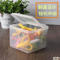 Manhattan Ball Containing Box Baby Bite Glue Box Flip Hand Grip Ball Rocking Bell Large Capacity Solid Denser Toy Contained