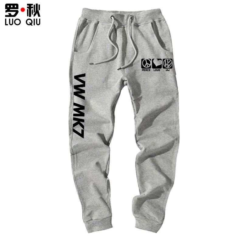 可定制高尔夫golf gti大众小脚裤 罗秋休闲裤