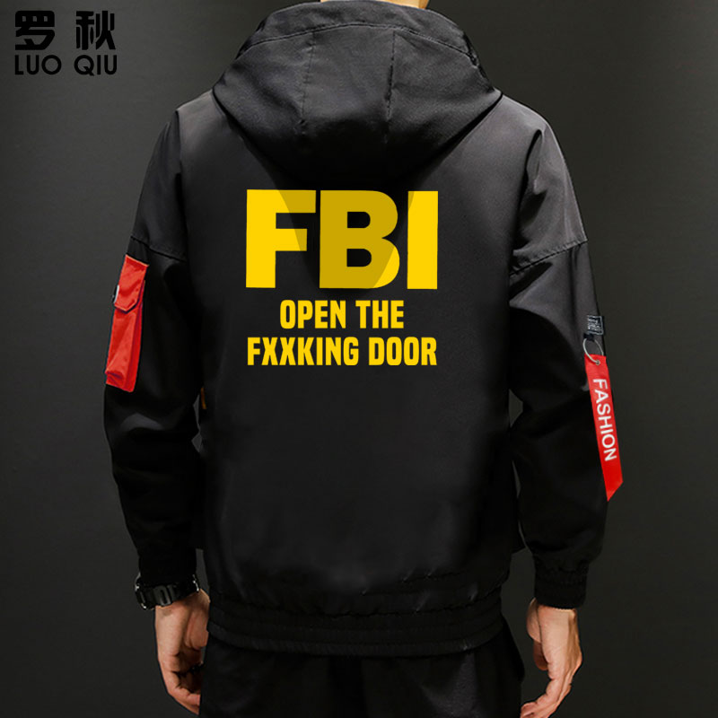 美联邦调查局FBI特工探员电影电视剧周边连帽夹克男女外套上衣服