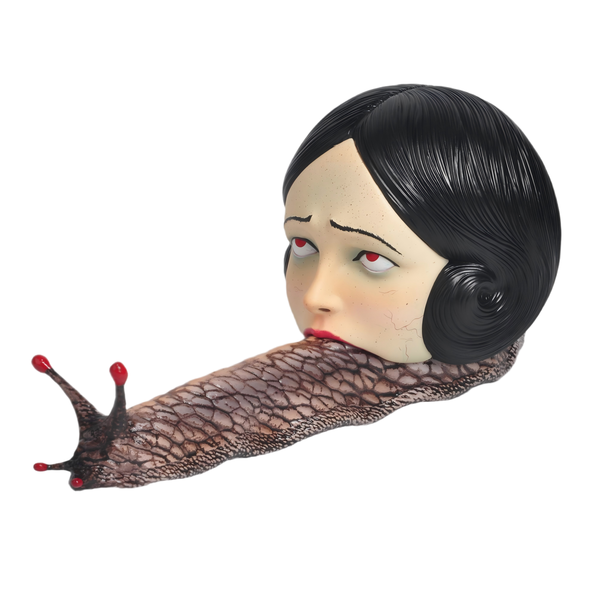 现货顺丰GUMO蛞蝓少女伊藤润二日本漫画周边聪明镇手办公仔摆件 - 图3