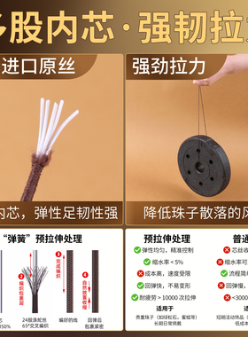 手串线包芯弹力线高端耐磨串珠用