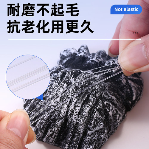 鱼线透明串珠超细无弹力水晶线婚庆鱼线绳编织穿戒指的鱼丝线专用 - 图2
