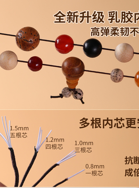 菩提手串绳子包芯弹力线高端耐磨