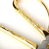 Бытовые маленькие ножницы, острая режущая головка из нержавеющей стали, специальные портновские ножницы для пряжи, U-образные пружинные ножницы ручной работы, ленточная линейка