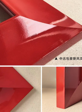 兰花百合小众原创植物红色包豪斯多巴胺装饰画寓意小挂画礼物现代