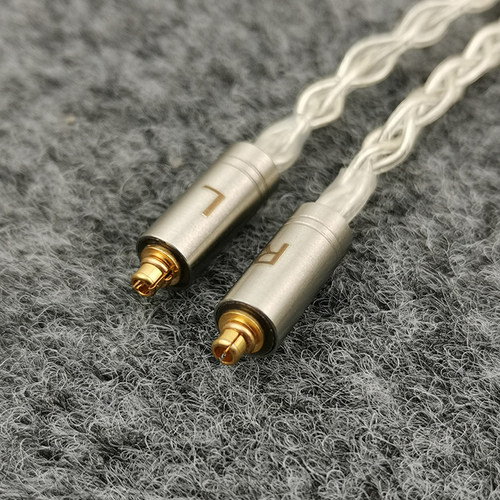耳机升级线八股mmcx插头平衡6n单晶铜镀银线混编diy发烧音频线材 - 图1