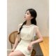 ເສື້ອ chiffon ruffled ຫວານຂອງ Xu Kaikai