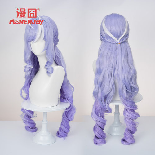 【漫囧】绝区零 薇薇安cos假发 反舌鸟 仿真头皮 芋紫色 现货 - 图2
