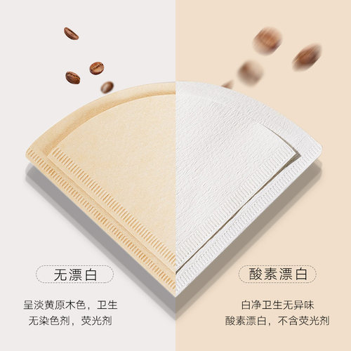 koonan咖啡滤纸v60 手冲滤纸滴漏式家用咖啡壶过滤纸锥形滤杯器具 - 图2