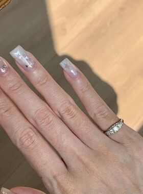 意大利设计中古五石排钻开口戒