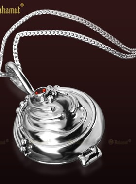 925纯银饰吸血鬼日记马鞭草项链物件吊坠项链女饰品挂件免费刻字