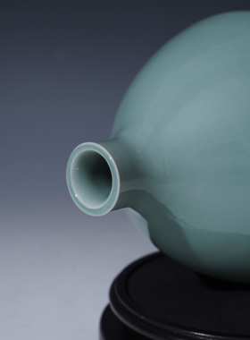 龙泉青瓷黄汉弟大号葫芦瓶 花瓶摆件书房客厅大花瓶工艺品摆件