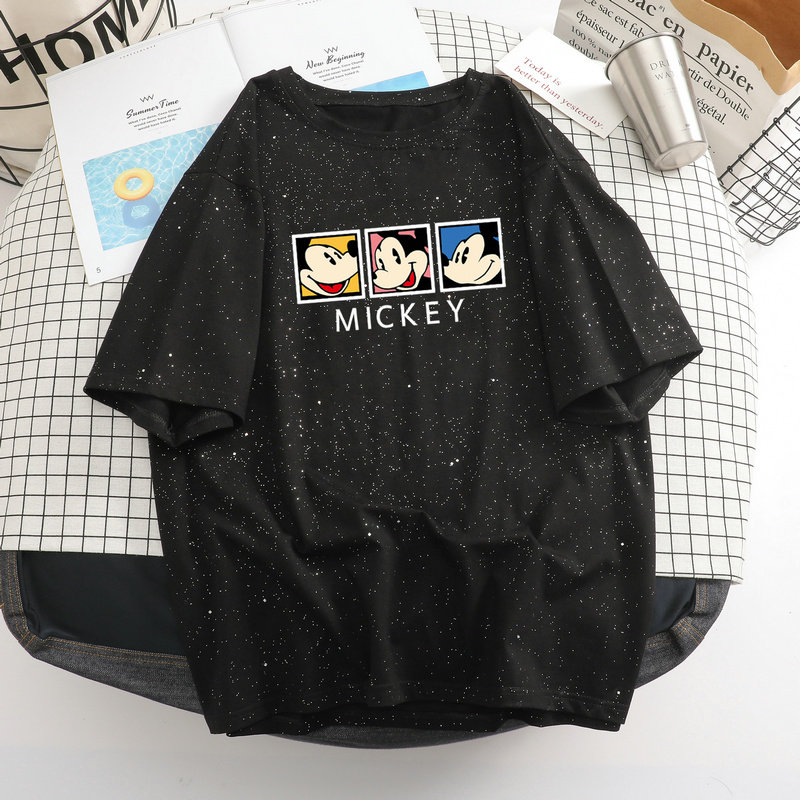 短袖潮牌纯棉白色女韩版减龄t恤 可可名物T恤