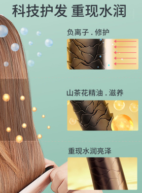 两用不伤发负离子小型迷你电夹板