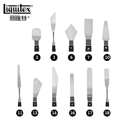 Оригинальный импортный пигментированный большой профессиональный акрил, пигментированная гуашь из нержавеющей стали, скребок