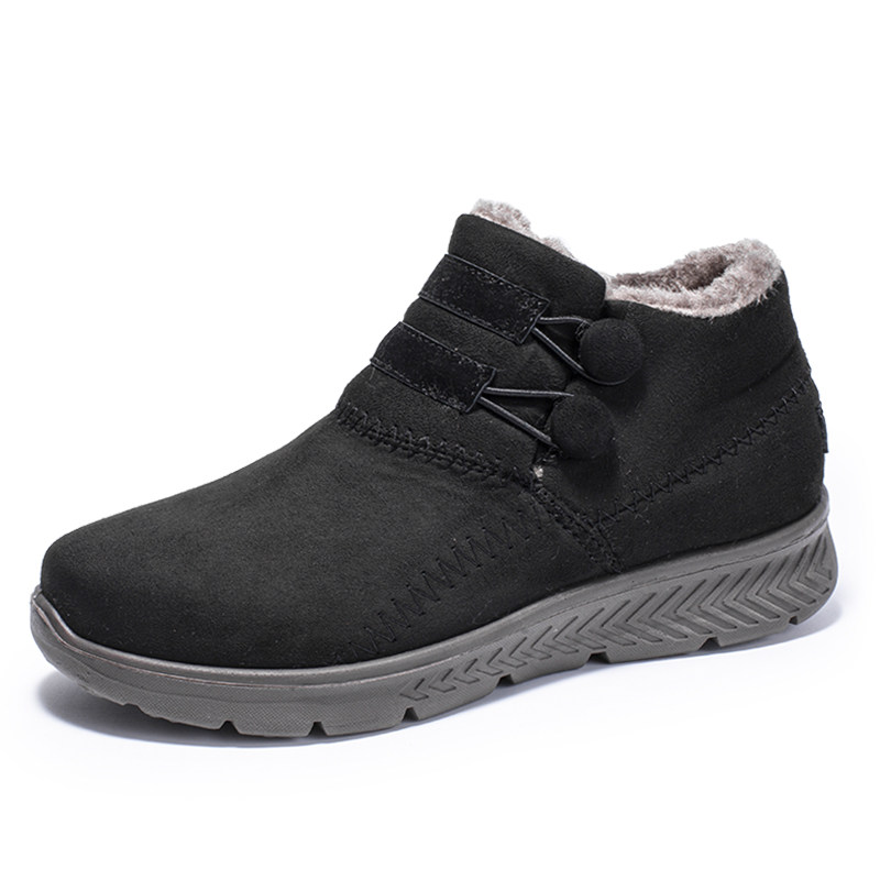 回力雪地靴女冬季加绒加厚保暖棉鞋奶奶懒人防滑短筒老年妈妈短靴,淘宝优惠券,粉丝福利购,淘宝优惠卷