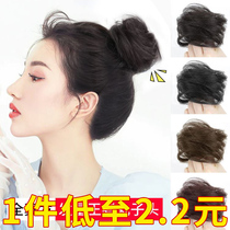 Full True Fat Circle Balls Head Wig Women Nature Flower Buds Hair Trays Hair Loops Fluffy God Instrumental Ancient Wind Fake Hair Wrap Headwear
