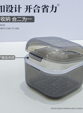 美甲工具打磨头消毒盒