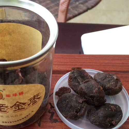 老金枣闽台特产咸金枣果干休闲零食小吃自然发酵老金枣90g罐装 - 图1
