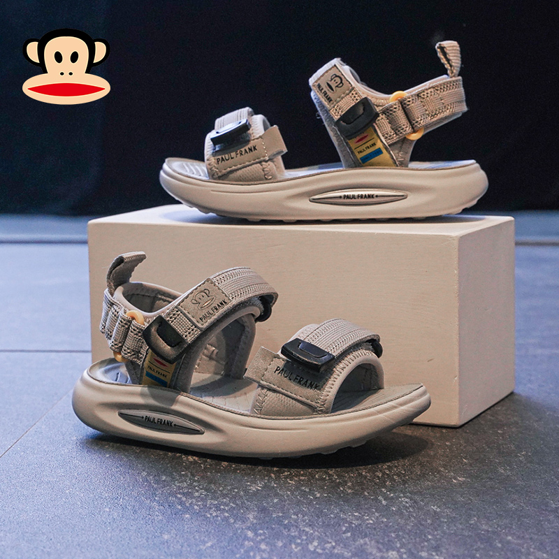 大嘴猴儿童夏季2023年新款男孩童鞋 paulfrank童鞋凉鞋