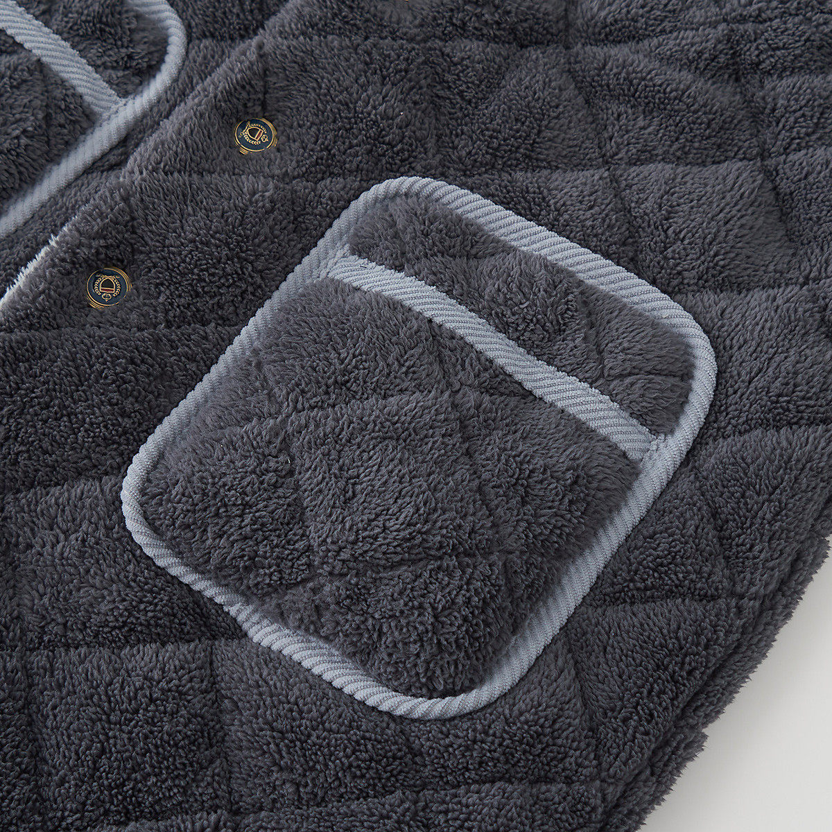 芬腾男士加厚连帽北极绒超厚睡衣 芬腾润诚睡衣/家居服套装