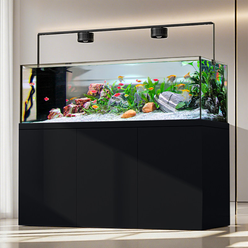 原生态野采溪流缸鱼缸2025新款客厅办公室超白造景底滤鱼缸免换水,淘宝优惠券,粉丝福利购,淘宝优惠卷