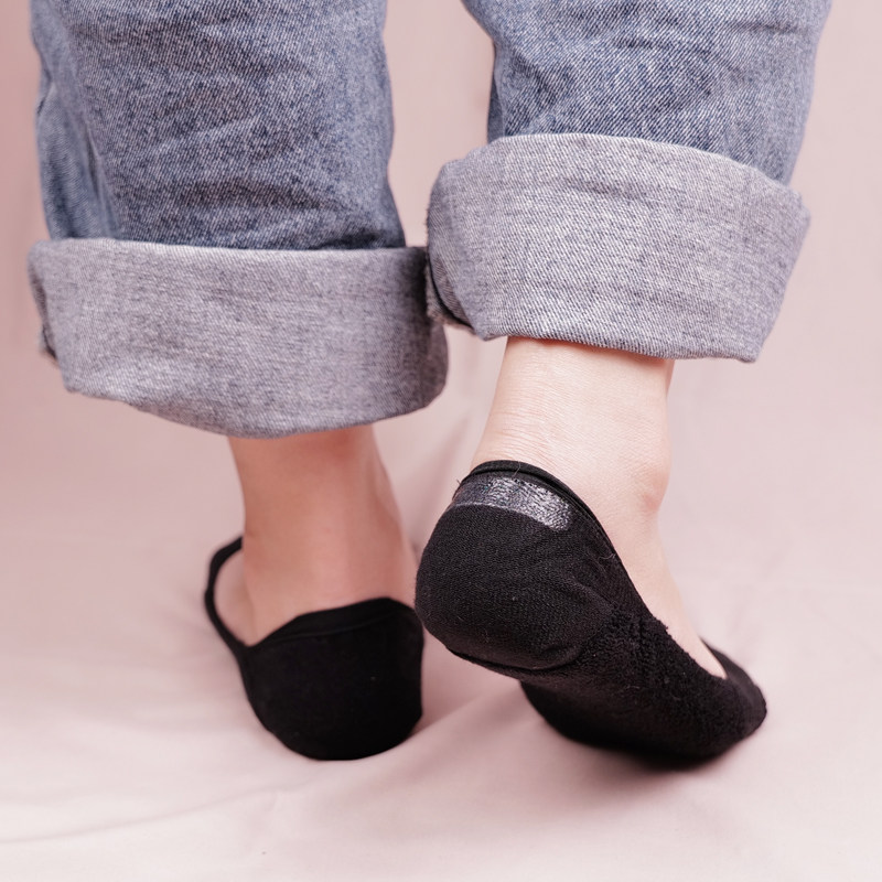 加厚隐形袜女防滑不掉跟秋冬季船袜全棉吸汗抗菌防臭毛巾底浅口袜,淘宝优惠券,粉丝福利购,淘宝优惠卷