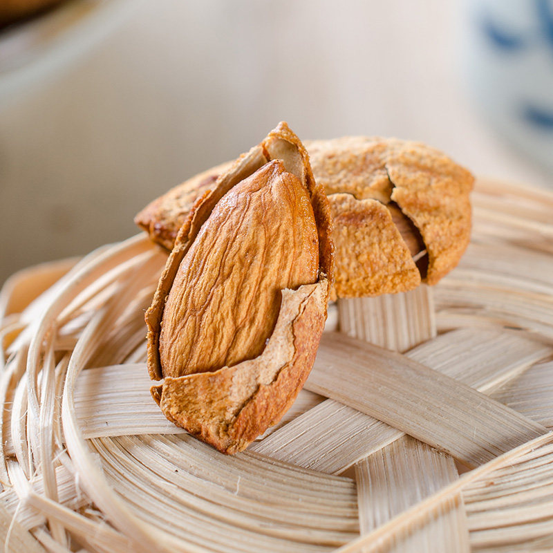 奶油味大颗粒500g罐装整箱薄巴旦木 棠品杏仁/巴旦木