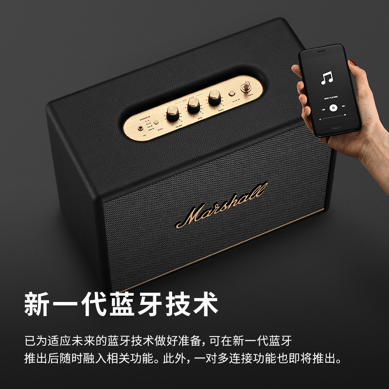 MARSHALL WOBURN III马歇尔3代旗舰音响家用无线蓝牙音箱高音质-图1