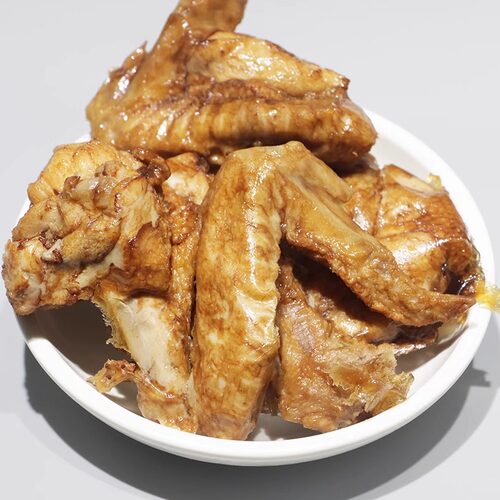 清真五香鸡翅熟食鸡肉鸭腿零食小吃真空全熟大鸡腿开袋即食速食 - 图0
