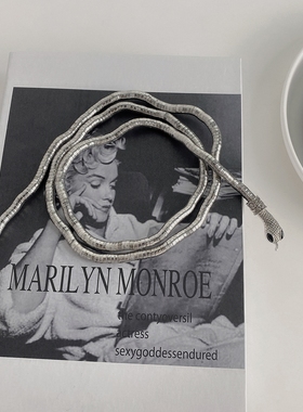 项链小众个性蛇形缠绕ins女