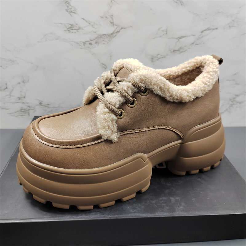 品牌女鞋松糕玛丽珍鞋女乐福鞋爆款加绒小个子增高6cm小皮鞋厚底,淘宝优惠券,粉丝福利购,淘宝优惠卷