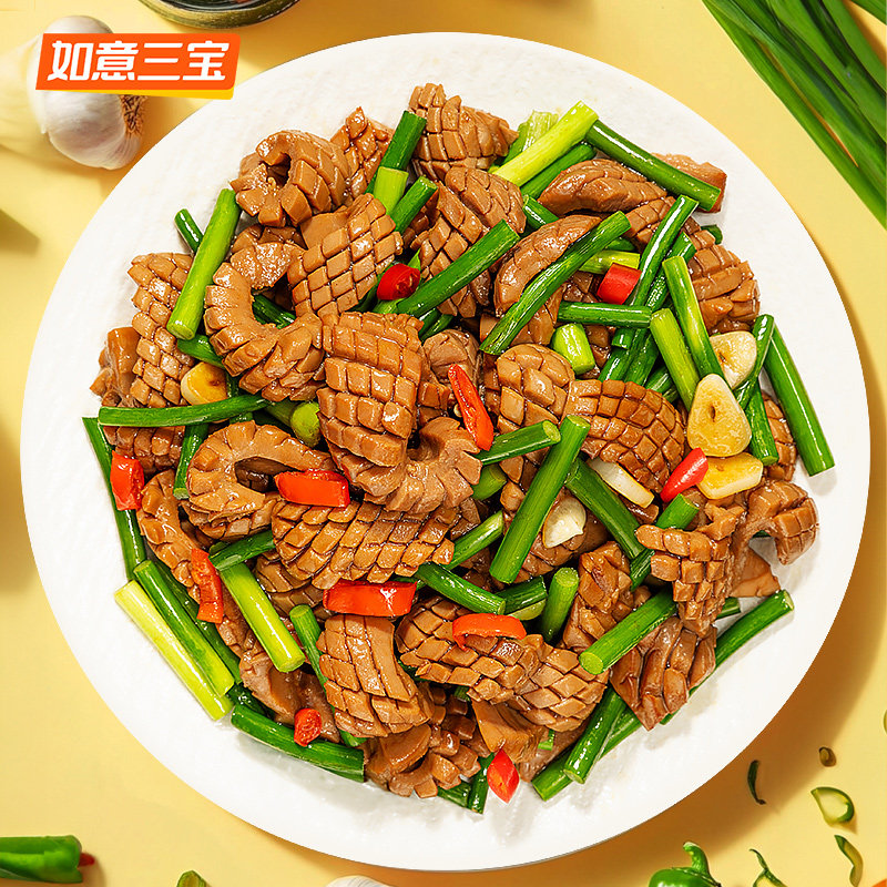 如意三宝爆炒腰花200g*6盒半成品快手菜猪杂去腥调理猪腰汤底,淘宝优惠券,粉丝福利购,淘宝优惠卷