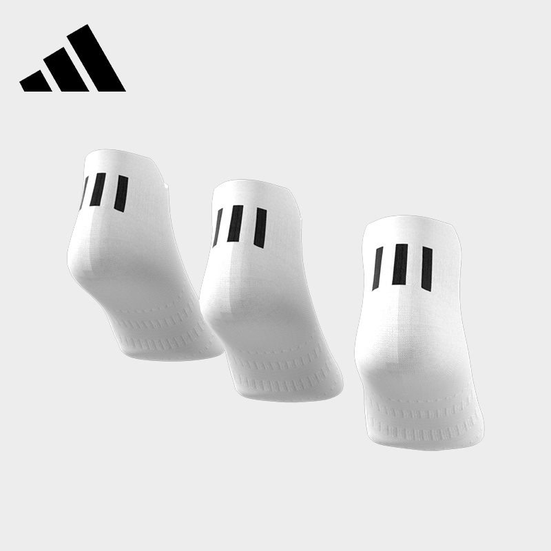 Adidas阿迪达斯袜子新款正品男女短筒袜吸汗透气低帮运动袜HS5571 - 图3