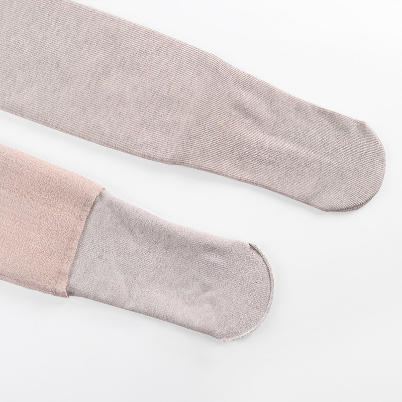 螺纹外穿春秋加绒显瘦灰色连裤袜 奢缇诗服饰打底裤