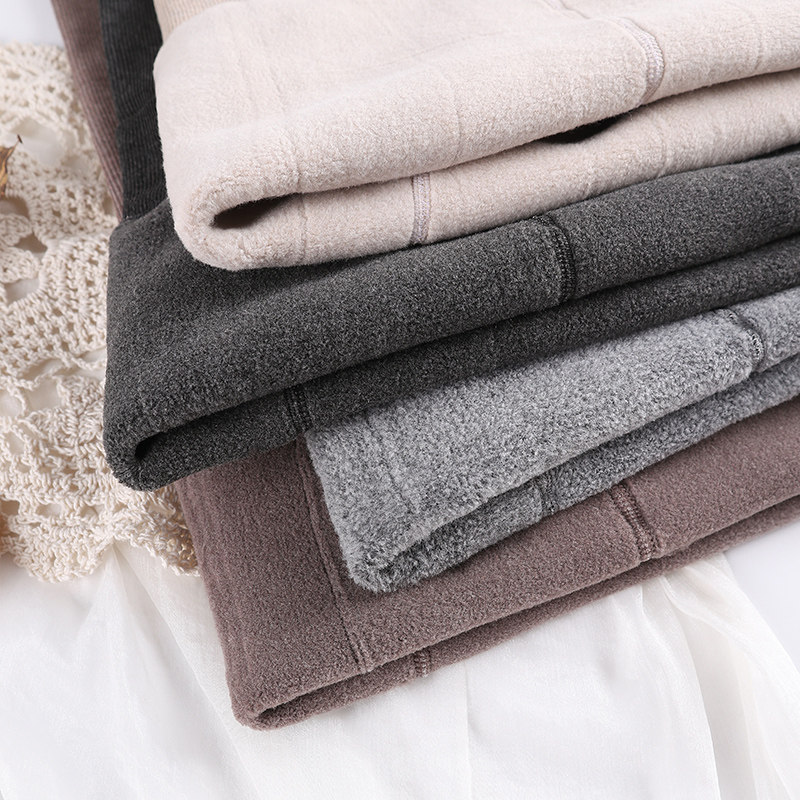 螺纹外穿春秋加绒显瘦灰色连裤袜 奢缇诗服饰打底裤