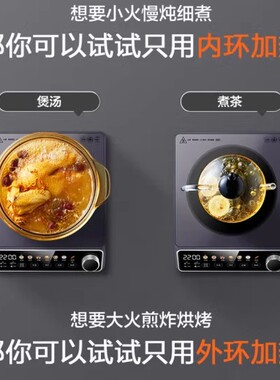 苏泊尔C22-CS60电陶炉家用电磁炉低音低辐射双环独立控温大功率