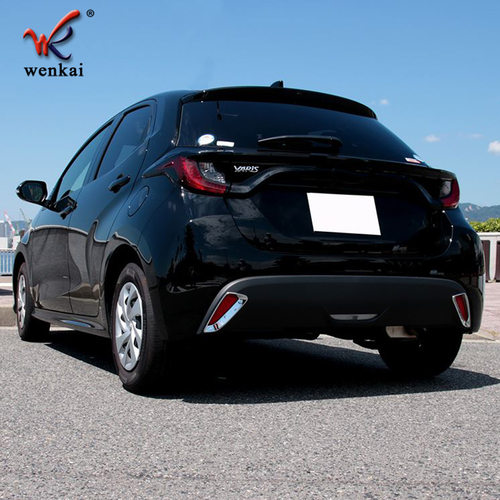 适用于马自达23款Mazda 2改装后保险杠雾灯电镀装饰框 后雾灯罩 - 图1