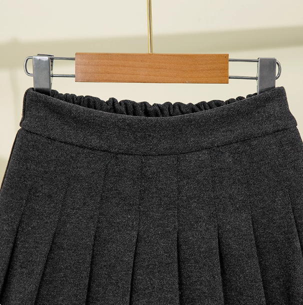 女童百褶裙毛呢短裙秋冬2025新款中大儿童jk制服学院风冬季半身裙,淘宝优惠券,粉丝福利购,淘宝优惠卷