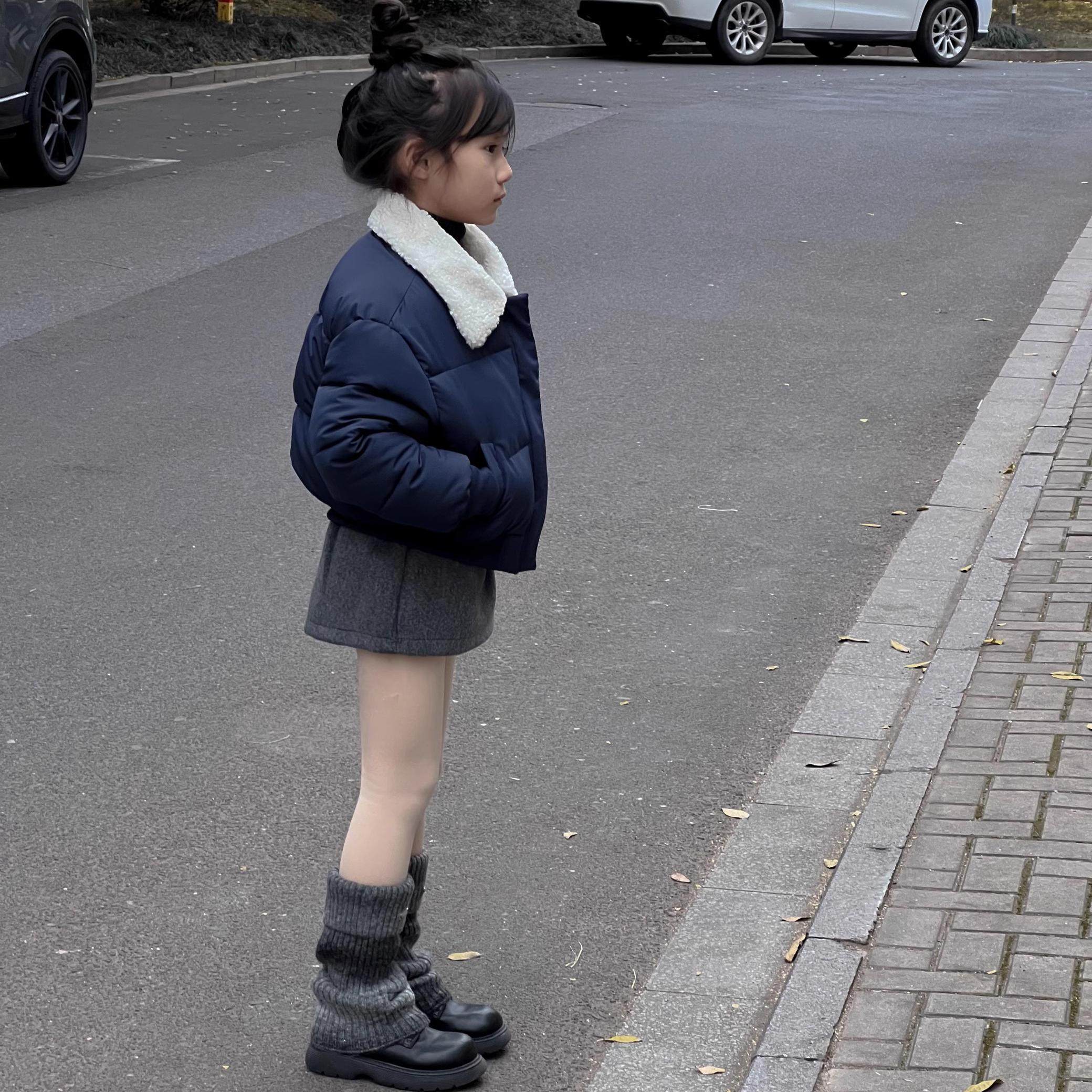 秋冬加厚绒女童仿羊毛呢半身裙法式高腰显瘦洋气百搭儿童a字短裙9,淘宝优惠券,粉丝福利购,淘宝优惠卷