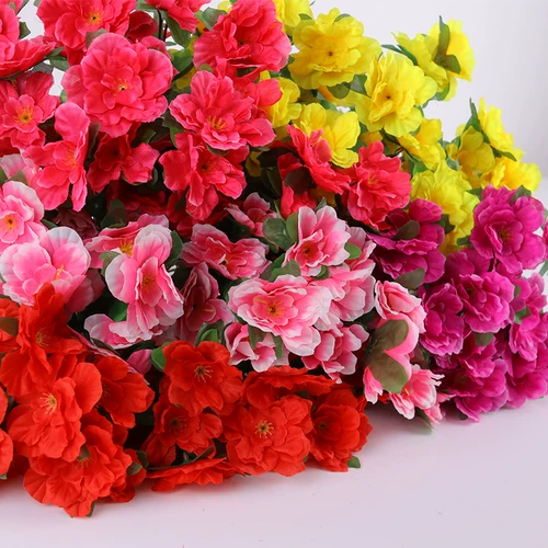 Симуляция Rhododendron Yingshan красный шелковый цветочный цветочный цветочный цвет